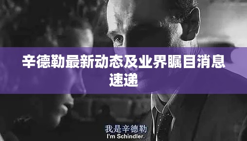 辛德勒最新动态及业界瞩目消息速递